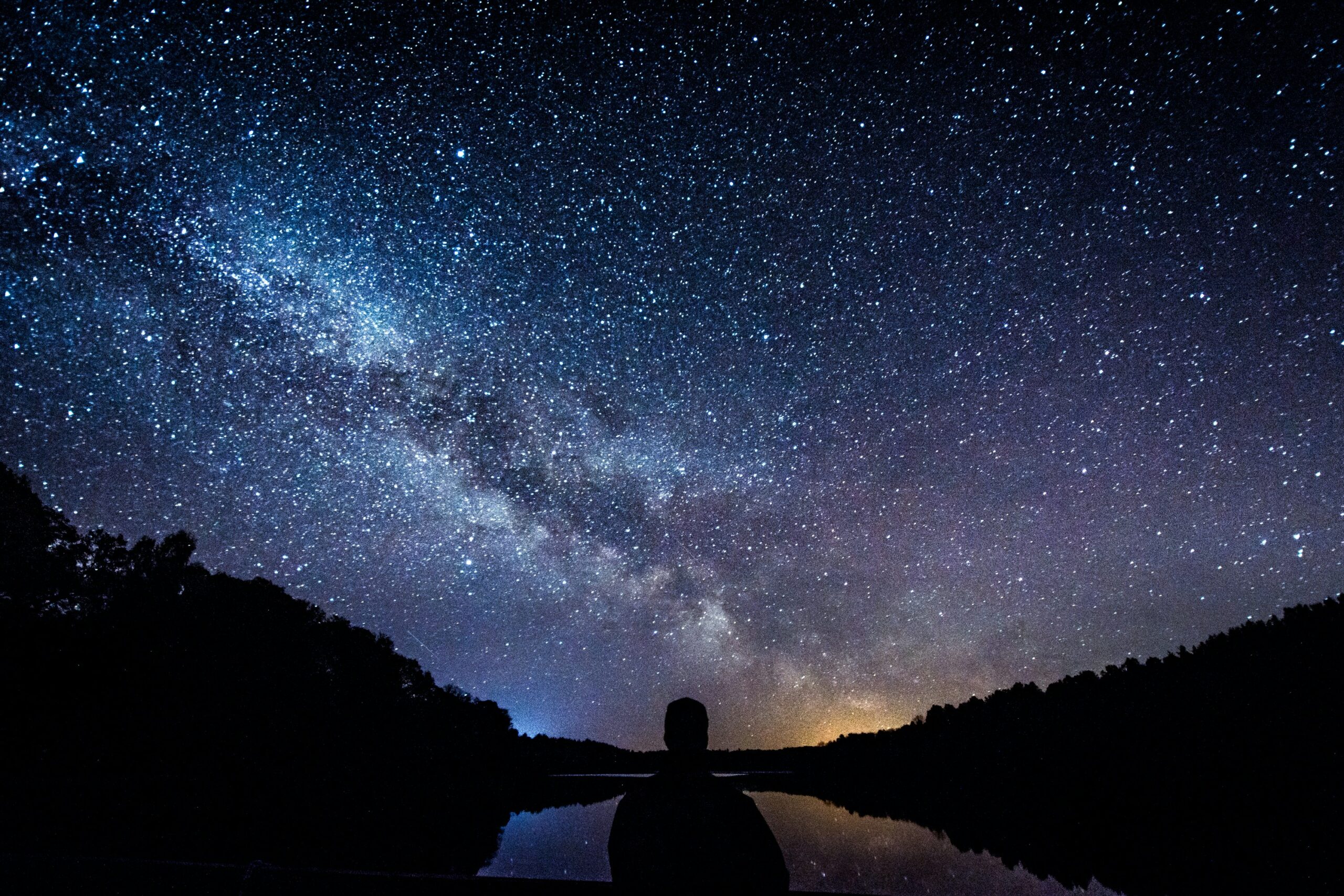 星空をイメージした背景写真